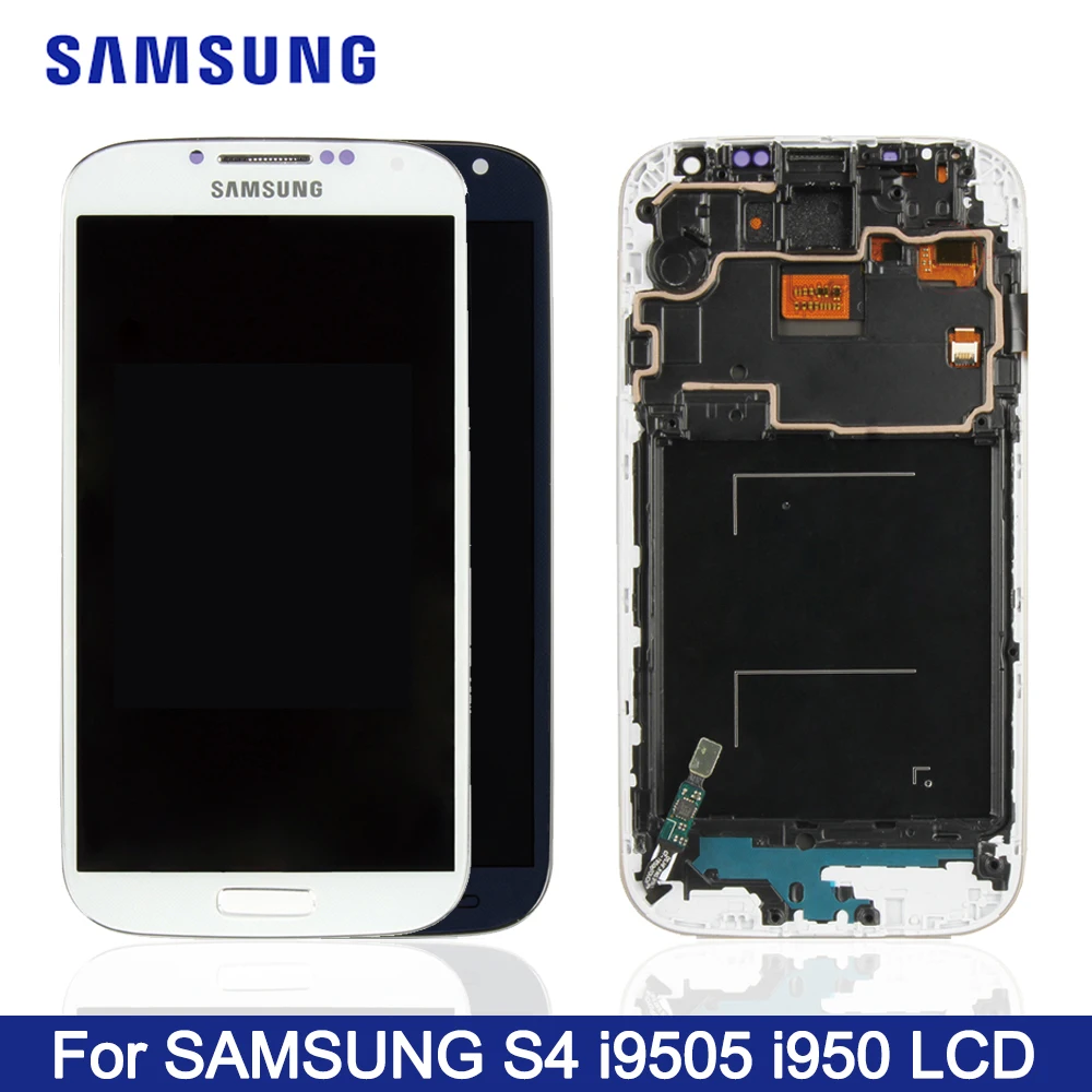 

5.0 inch S4 LCD for SAMSUNG Galaxy S4 LCD Display with Frame i9500 i9505 i9506 Touch Screen Digitizer Assembly Replacement