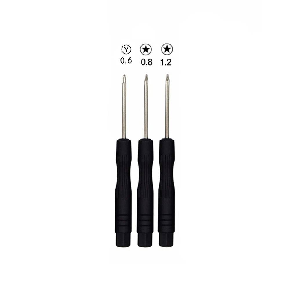 3Pcs Tri wing Y0 6 5 point Pentalobe 0 8 1 2 Screwdriver Set for iPhone