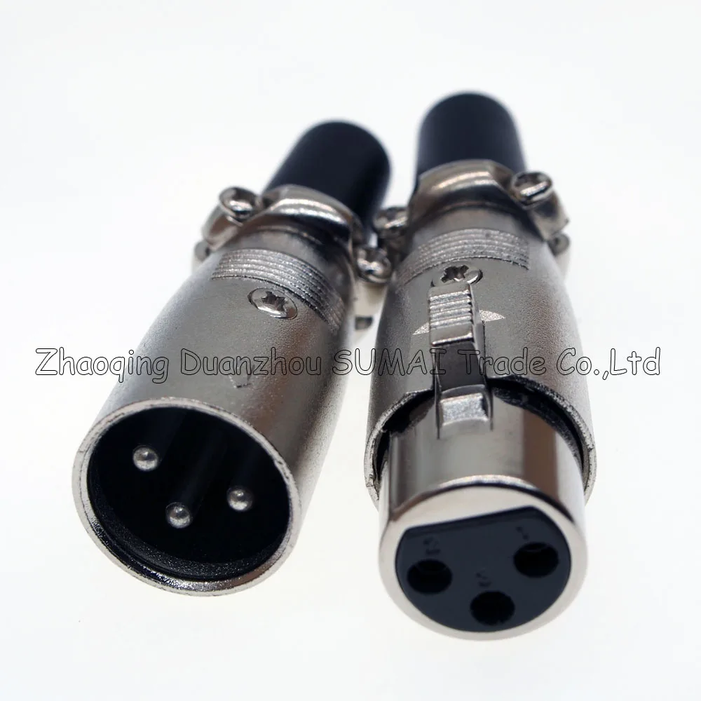 3Pin CANNON Audio MIC Connector XLR 3 Pin Male and female J3P XLR KTV
