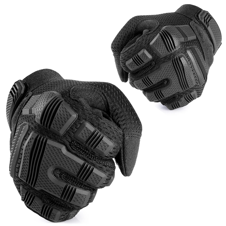 Мотоциклетные перчатки на полный палец, камуфляжные мотоциклетные резиновые перчатки для мотокросса, защитные перчатки для мужчин и женщин
