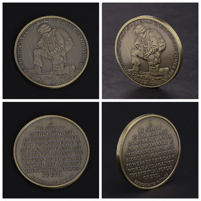 

NEW Commemorative Coin Ephesians Positive Words Strong Collection Arts Gift Souvenir