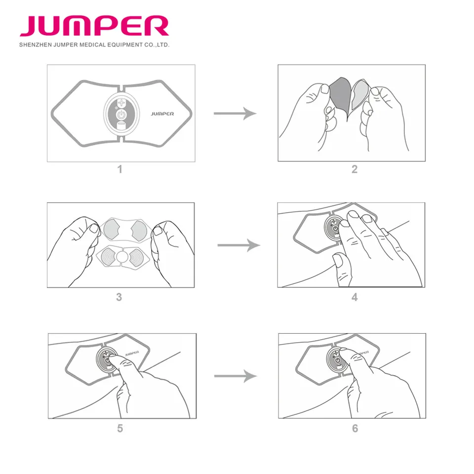 Jumper wireless electronic Pluse Stimulator,JPD-TN001 electro therapy pain relief tens unit Transcutaneous for back leg shoulder (5)