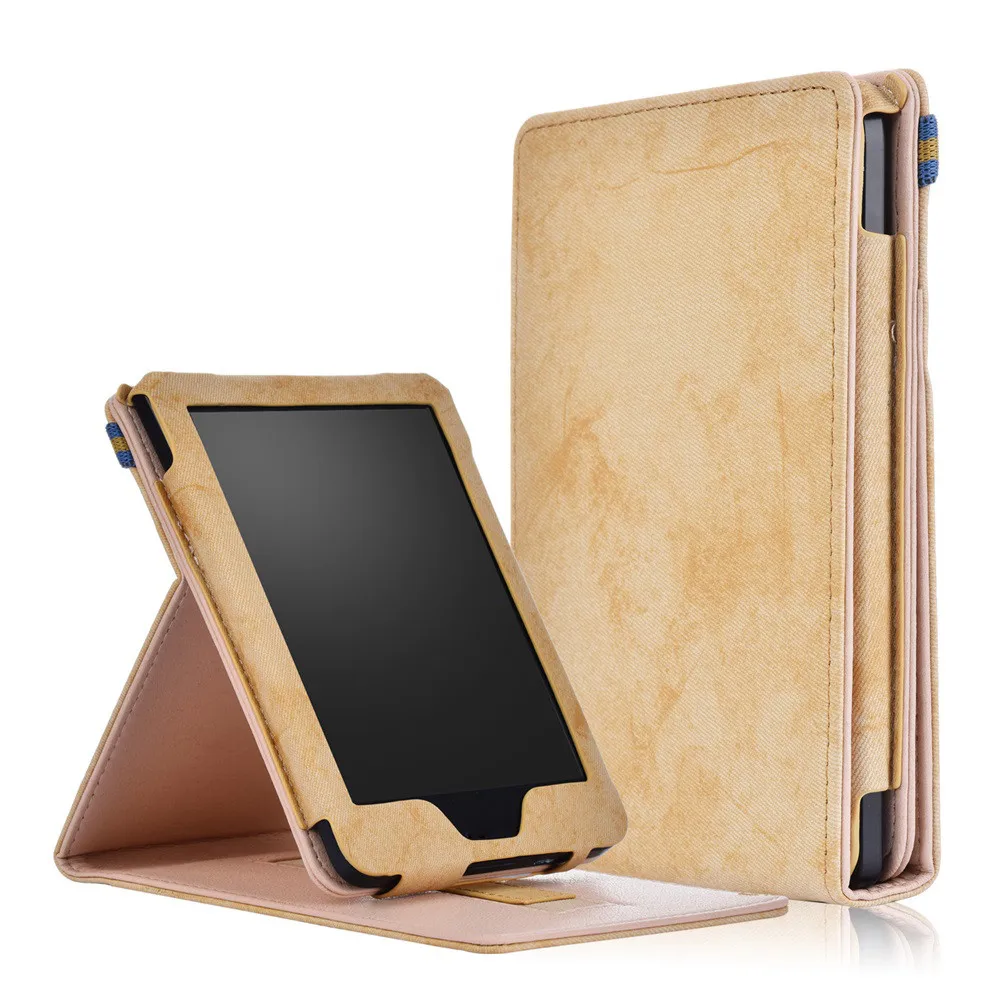 

Auto Wake Sleep Flip Leather Stand Case Cover For Kobo Clara HD 6'' 2018 eReader anti-aging business protective Tabelt case A30