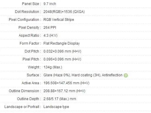 HDMI+ аудиовыход+ 9,7 дюймовый 2k ЖК-экран высокой четкости с физическим разрешением 2048x1536 ips панельный монитор с Raspberry Pi