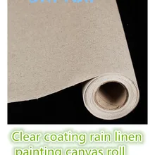 300gsm 68 см прочный живопись для продажи загрунтованный холст льняной ролл