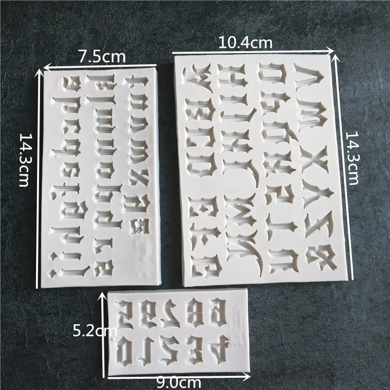 Aouke цифровые буквы силиконовые формы DIY помадка торт плесень шоколадная форма для помадки посуда для выпечки
