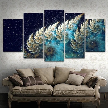 

Decoration Modern Home Room Picture HD Prints 5 Pieces Abstract pattern Tree Scenery Canvas Painting Modular Poster Wall Art