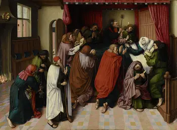 

TOP Religious art -Nederlands Rijksmuseum Amsterdam The death of the Virgin Mary. print painting-free shipping cost