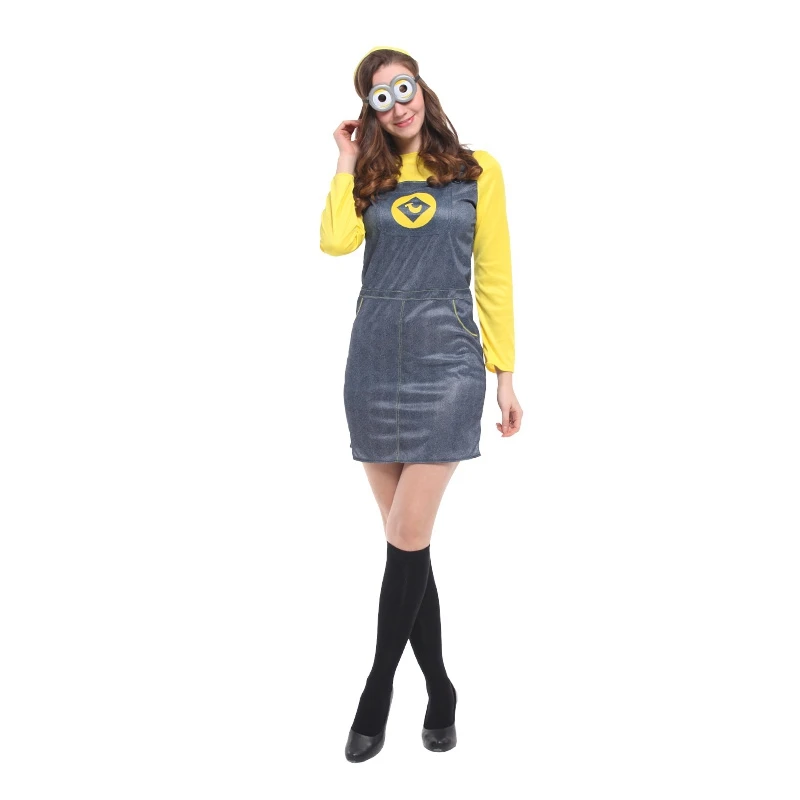 Umorden Despicable Me Minion Costume for Kids and Adults - Family Banana Fancy Dress image 5