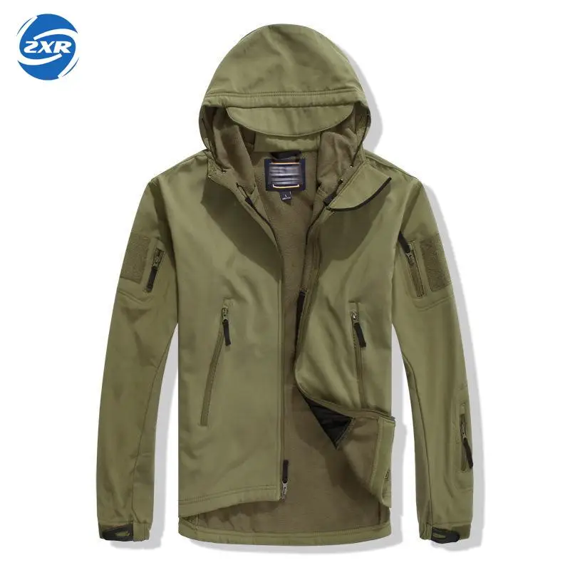 

Shark Skin Soft Shell Outfits Men's Army Military Tactical Jacket Sweaters Windproof Waterproof And Male Warm Coat Hiking Jacket