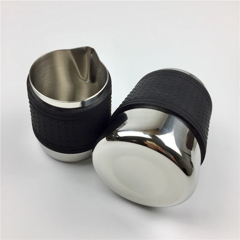 Online Milch Krug 350ml 600ml Edelstahl Tasse Kaffee Aufschäumen Von Milch Krug Kunst Kaffee Handwerk Latte Tasse Barista Krug kaffee Milch Krug