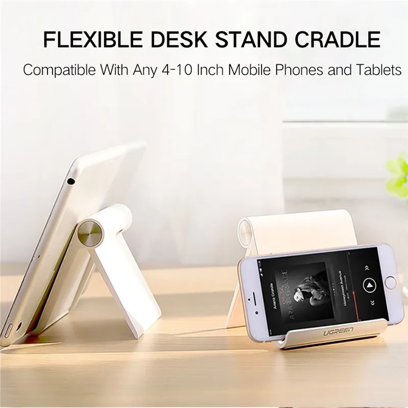 

Ugreen Universal Phone Holder Stand For iPhone X 8 7 6 Plus Desk Foldable Tablet Bracket For iPad Xiaomi Mi6 Redmi 4X Oneplus 5