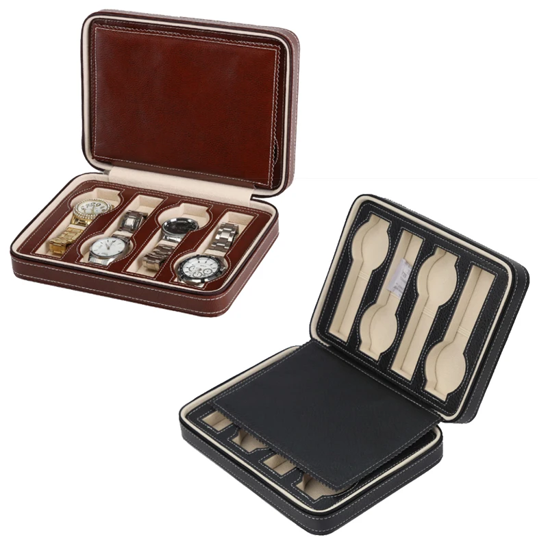 8 Slots Handgemachte Uhr Box Uhr Box Zeit Box Uhr Fall für Uhr Halten-in Uhrenboxen aus Uhren bei