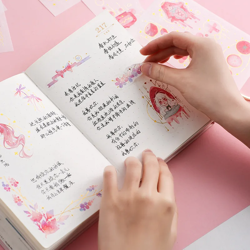 Dream Seeing star Декоративные Канцелярские наклейки Скрапбукинг DIY дневник альбом