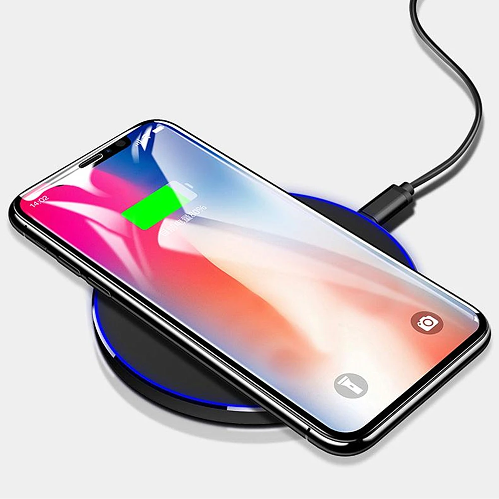 Беспроводное зарядное устройство Qi для Xiaomi умное быстрое 10 Вт Mi 9 9t cc9 MIX 2S iPhone X XR XS 8