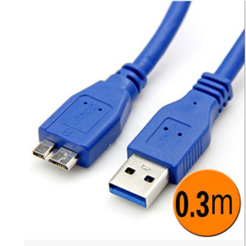 YuBeter 0,3 м USB 3,0 мужчина утра до Micro B USB 3,0 High Скорость 5Gbp/s конвертер для samsung Note 3/S5 портативных ПК Mobile HDD прочный