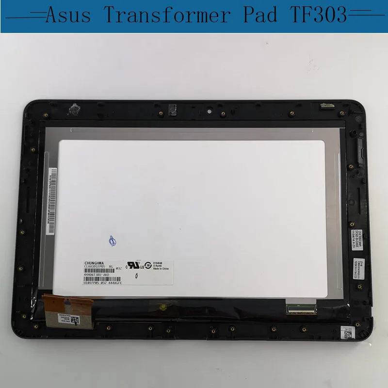 10.1&quot For Asus Transformer Pad TF303 TF303K TF303CL CLAA101FP05 LCD Display Matrix Touch Screen Digitizer Assembly with Frame |