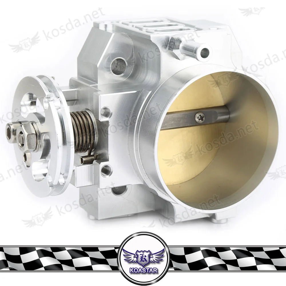 

70mm Intake Manifold Throttle Body Plate Assembly Silver For K20 K20A EP3 DC5