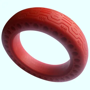 

Durable Scooter Tyre Anti-Explosion Tire Tubeless Solid Tyre Ninebot Electric Scooter（Red）