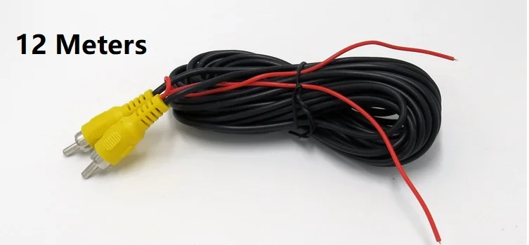 

12M/15M/20M Car Rear View Camera Video Cable with Detection Wire For Car Rear View Camera