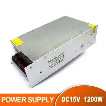 

Stable quality Single Output DC 15V 80A 1200W Switching power supply Driver For LED Strip Display Light CNC industrial stepper