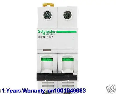 

DHL/EUB 5pcs NEW Original for Schneider IC65N 2P C6A Breaker 15-18