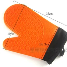 500 шт/партия красочная легкая стирка термостойкие силиконовые перчатки для готовки для выпечки и bbq держатель для духовки, кухонные инструменты