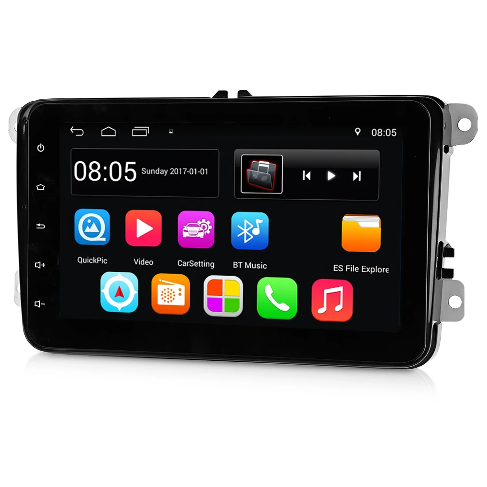 

Double 2 Din 8 inch Android Car Multimedia Player FM Radio GPS WiFi Capacitive Touch Screen Video Player for VW