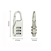 High Quality Small Chic Padlock Practical Suitcase Luggage Security Password Lock 3 Digit Combination Travel Accessories 2