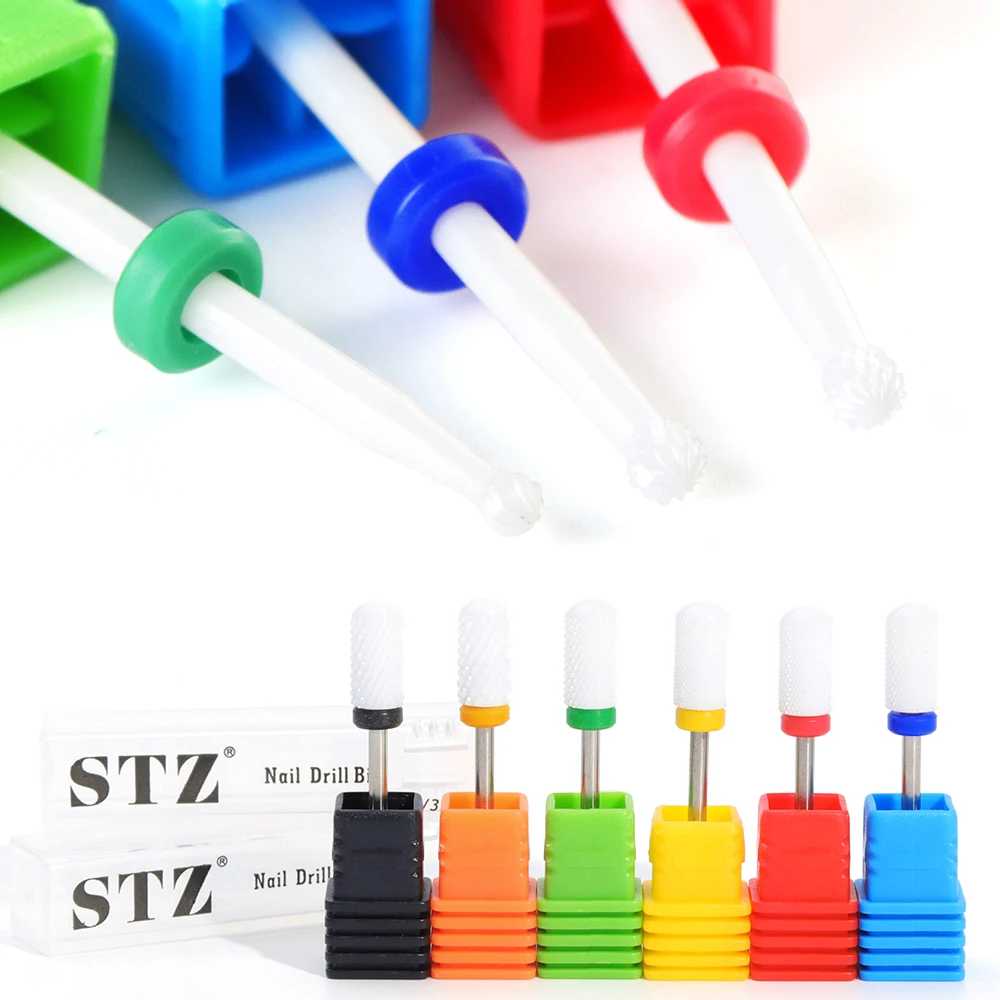 

1pcs Ceramic Milling Cutter Nail Drill Bits Cuticle Remover Polishing Manicure Accessory File Buffer Tool Electric Machine JID09