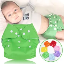 1Pc Cotton Reusable Nappies Soft Covers Baby Cloth Diapers Adjustable Training Pants Waterproof Cloth Diaper Nappy Changing