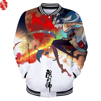 

2018 Onmyoji 3D Men's Baseball Jackets Women/Men Couple's Kpop Onmyoji Hip Hop Style Autumn Fashion Jackets New