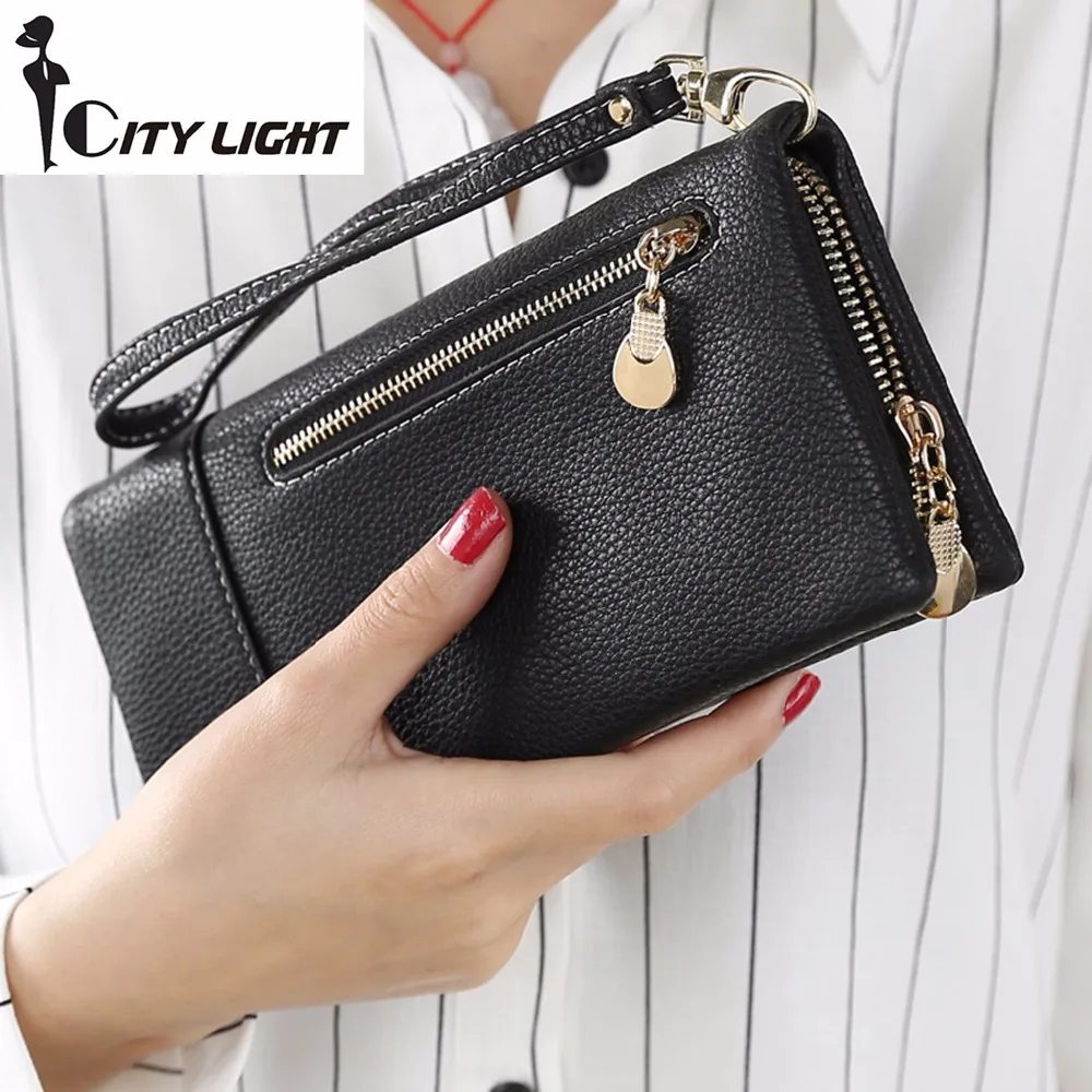  2016 new  Fashion women wallets ladies hand bag zipper long design wallets small wallet card package 