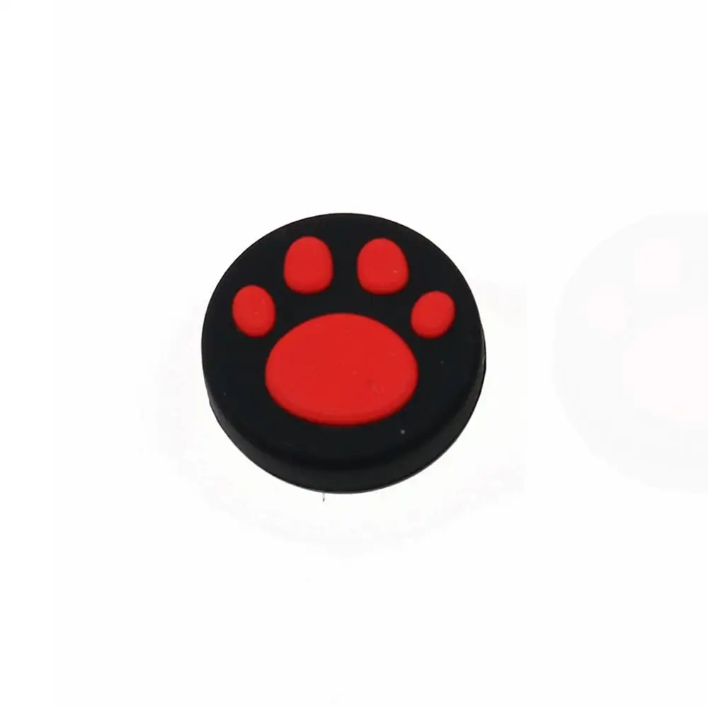 YuXi кошачья лапа коготь силиконовые аналоговые ручки для большого пальца крышки для Kind переключатель NS Joy Con ручки крышки кожи для джойстика Joy-Con - Цвет: Red
