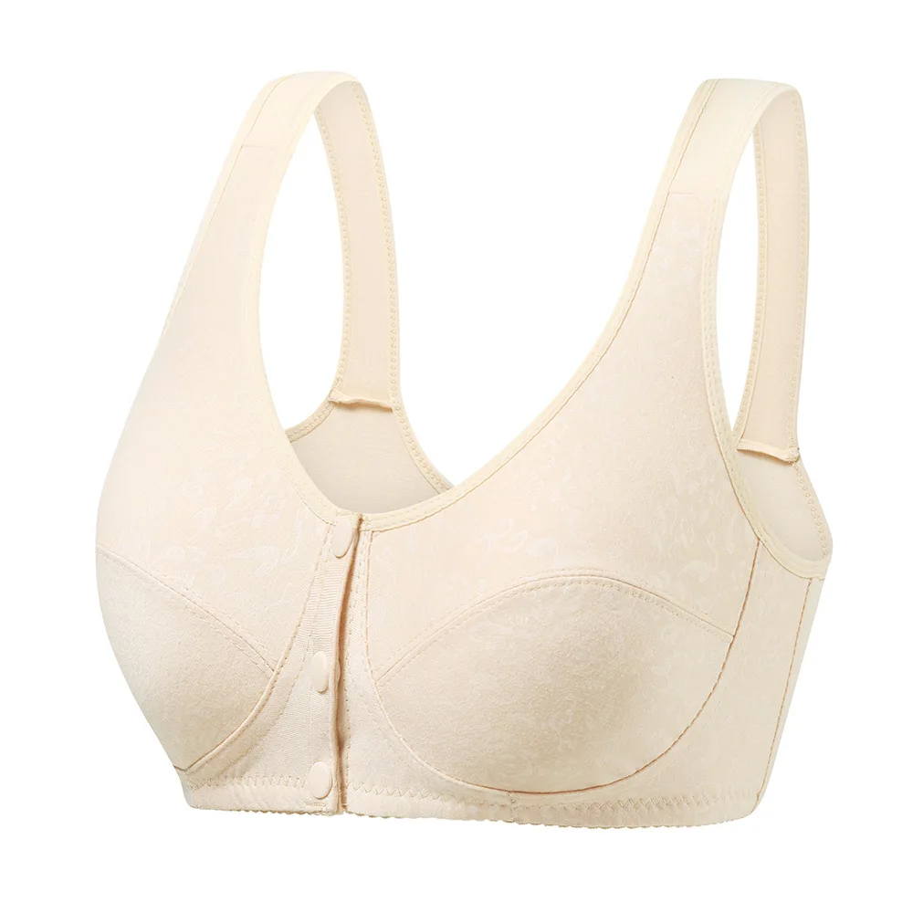 

New Ring-Free Bra Large Bra Cotton Thin Ring-Free Underwear 85c 90c 95c 100c