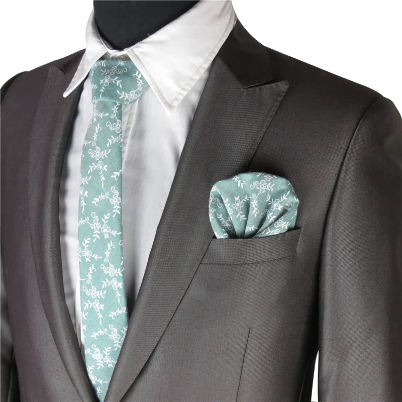 

Men's Necktie+Bowtie+Handkerchief Floral Tie Set Pocket Square Narrow Ties For Men Wedding Suit Shirt Dress Accessories Gravata