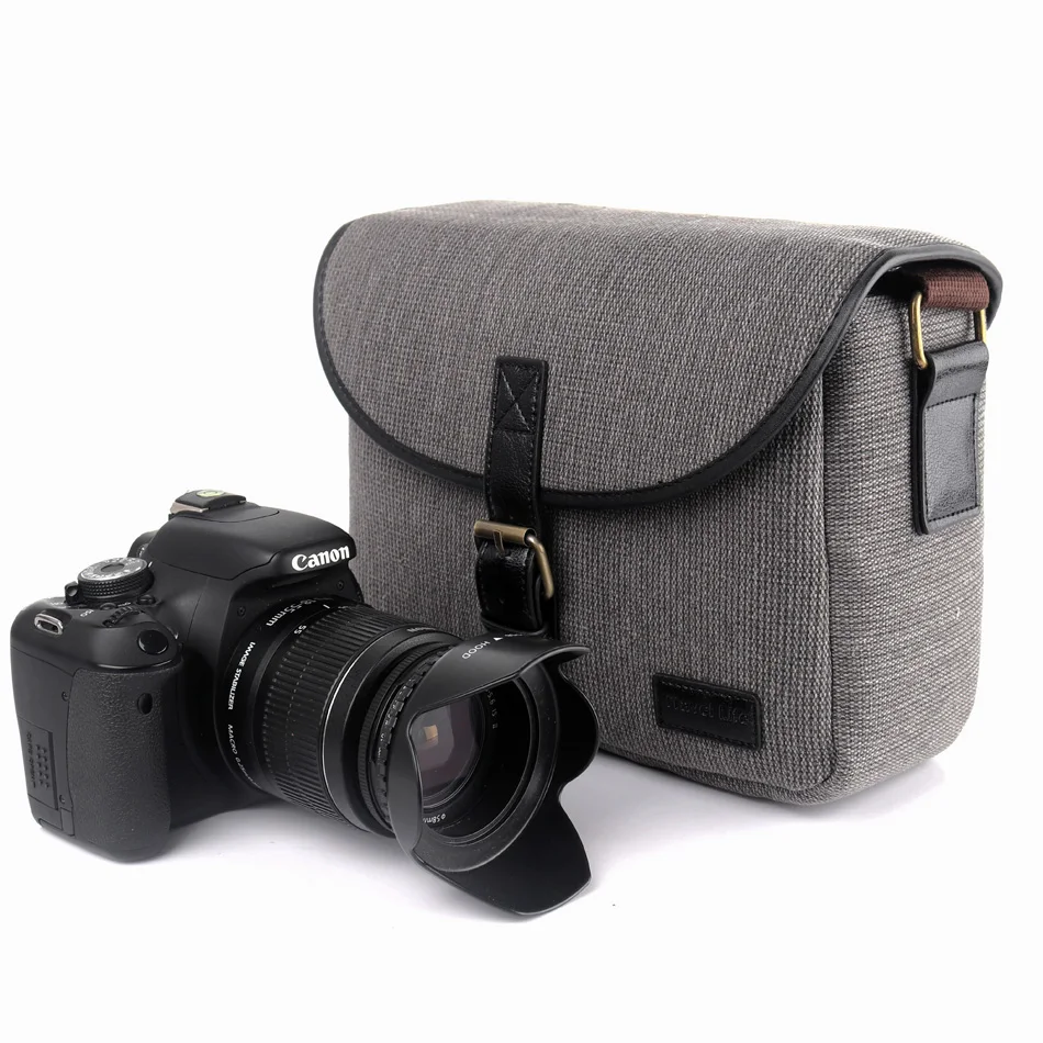 Vintage Canvas DSLR Camera Bag For Canon EOS M100 M50 M10 M5 M3 M 1300D