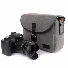 Vintage cámara DSLR lienzo bolsa para Canon EOS M100 M50 M10 M5 M3 M 1300D T7i T7 T6i T6 T5i T5 1500D 750D 80D 90D funda para hombro