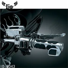 Металлическая ручка для мотоцикла Harley, высококачественные детали из алюминиевого сплава, гальванизированная ручка для мотоцикла 22 мм 25 мм