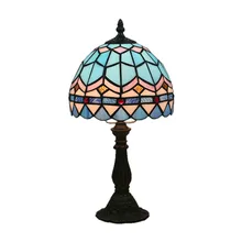 Винтажные Настольные светильники Tiffany Sea, средиземноморские изголовья для спален, настольные лампы, детская комната для учебы, Настольные светильники для чтения