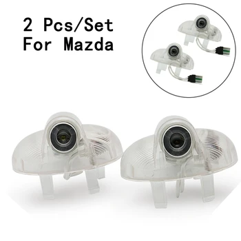 

Only For Mazda 6/RX8/A8/CX9/RUIYI 8 With Logo Lens Include LED Courtesy 5W Ghost Shadow Projetor 2Pcs/Set