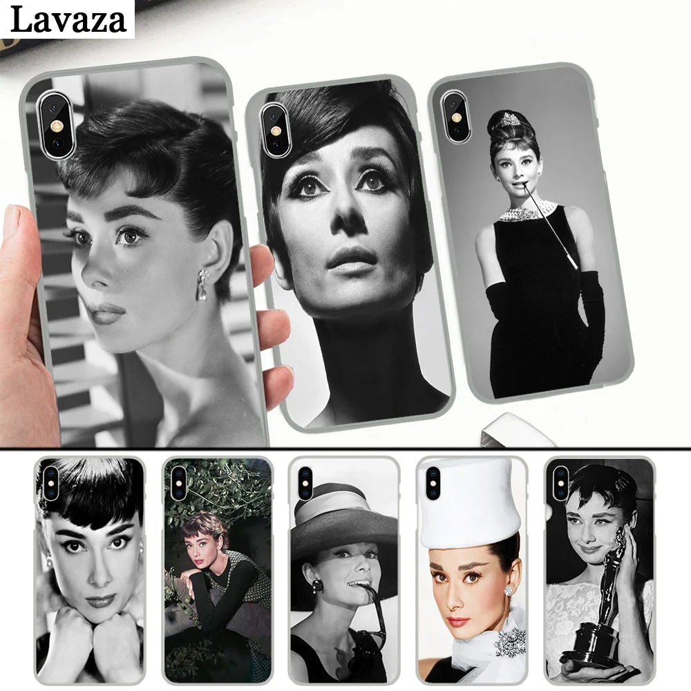 

Lavaza Audrey Hepburn Hard Case for iPhone 4 4S 5 5S 5C 6 6S 7 8 Plus X XS MAX XR