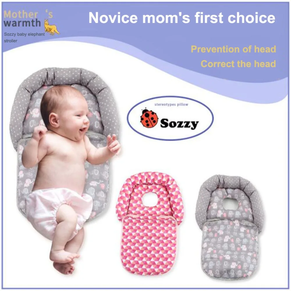 

Sozzy Baby Car Seat Protection Soft Cosy Stroller Cushion Liner Pad Head Support Rest Matress Pillow Anti-headrest