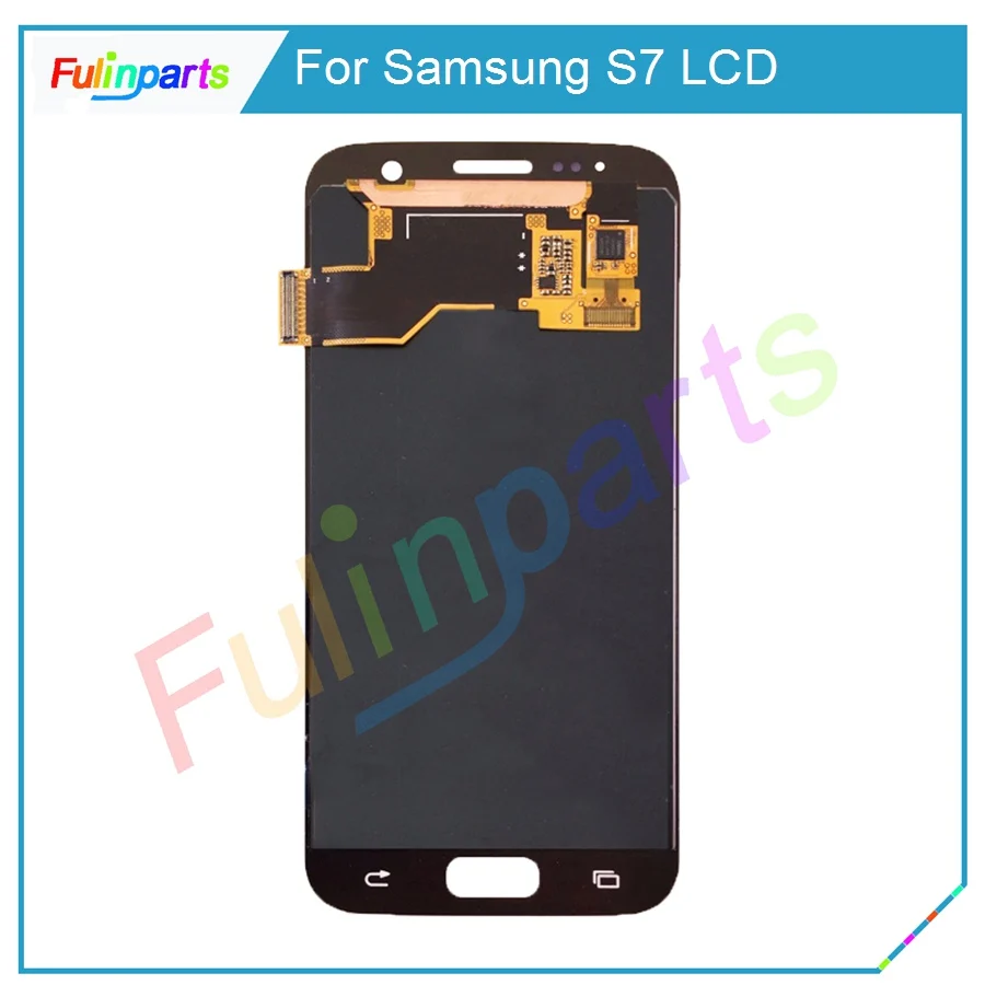 SM0127  For Samsung Galaxy S7 G930 G930F BlackWhiteGold 5.1 inch LCD Glass Screen with Touch Digitizer Assembly(1)