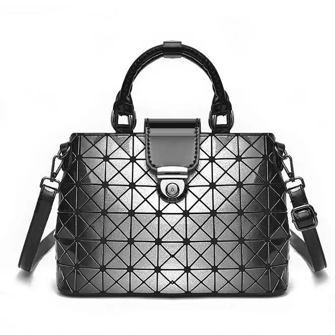 

Nano-synthetic material package Geometric zipper matte rhombic package Diagonal multi-purpose folding