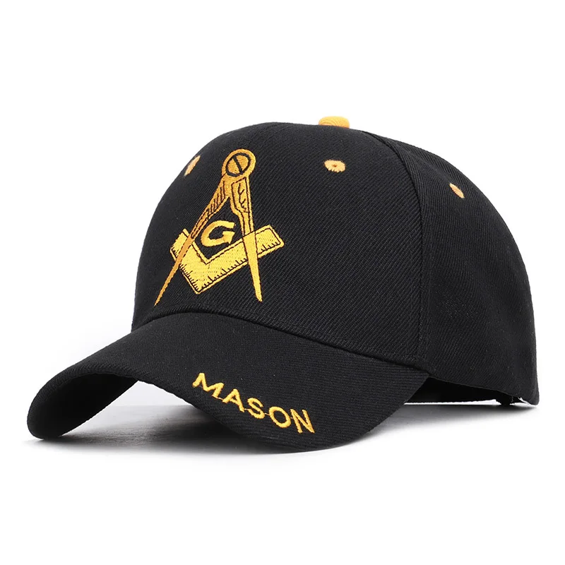 

Snapback Women Men Baseball Cap Cotton Spring Summer Bone Caps Golden Line Embroidery Letter Hat