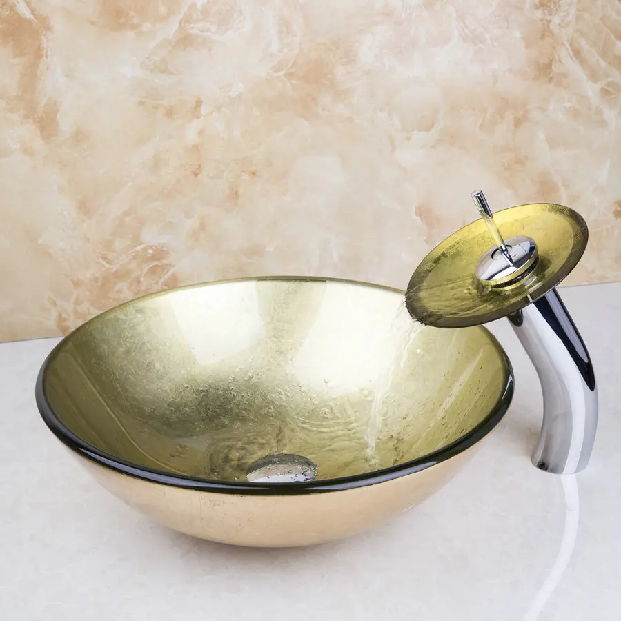 KEMAIDI الحمام الفاخرة الزجاج سفينة الغرور بالوعة صنبور مجموعة مع أداة تصريف منبثقة حوض للحمام خلاط مجموعة KEMAIDI الحمام الفاخرة الزجاج سفينة الغرور بالوعة صنبور مجموعة مع أداة تصريف منبثقة حوض للحمام خلاط مجموعة
