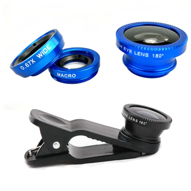 

Fisheye Wide Angle Micro Lenses 3 in 1 Universal Mobile Phone Lens Camera For Samsung Galaxy S8 S7 S6 Edge Note 5 J7 J5 A7 A5 A3