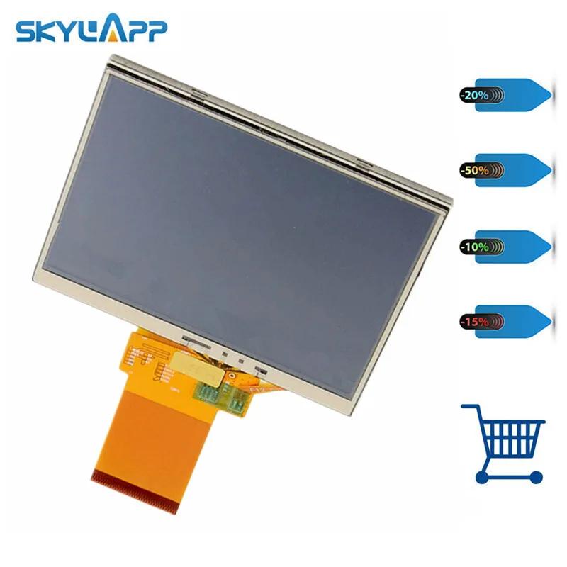 Skylarpu 3.5 inch LMS350GF08 005 LCD screen for TomTom One V3 GPS Navigation Display Screen with