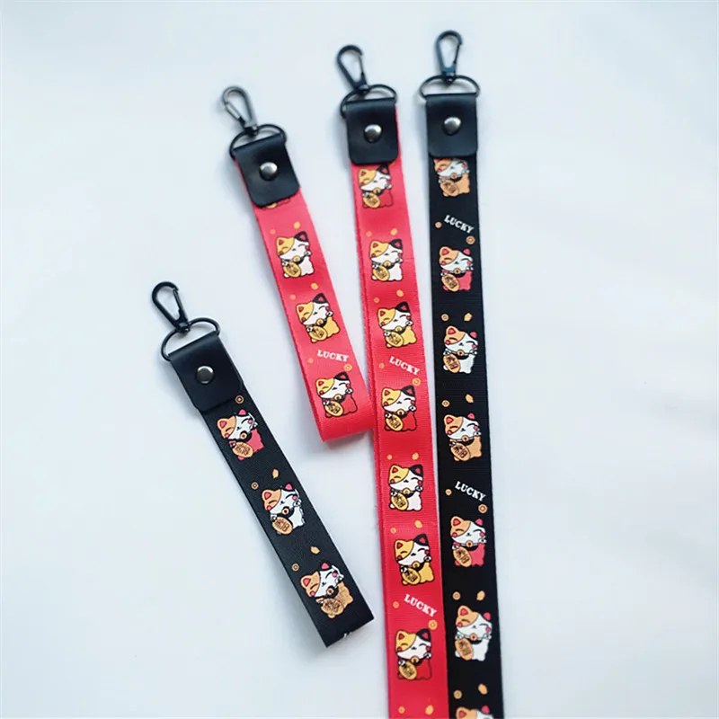 شريط لتعليق الهاتف المحمول الحبل الهاتف المحمول اليد الرقبة حزام الحبل للمفاتيح ID بطاقة S ل USB شارة حامل هانغ حبل المحمول قطع القط